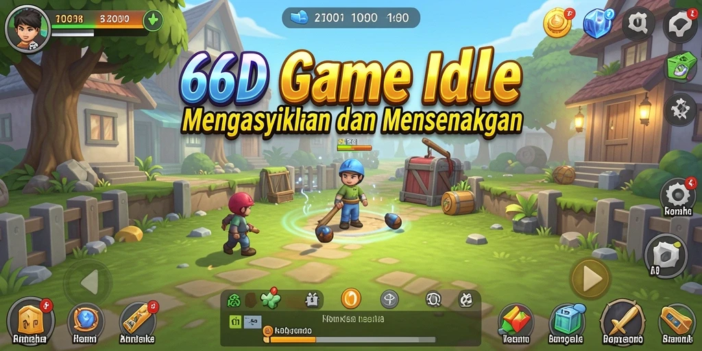 Gambaran gameplay 66D yang seru dan interaktif di dunia Idle.