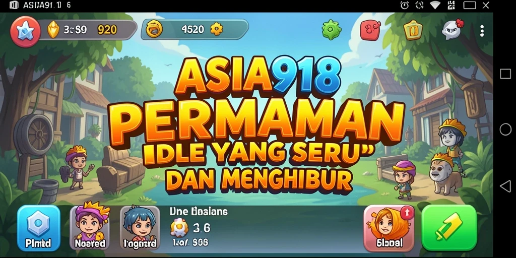 Tampilan gameplay ASIA918 menampilkan elemen Idle yang menarik.