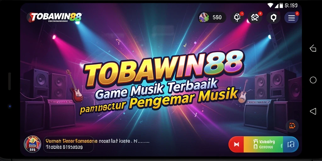 Tampilan menarik dari TOBAWIN88 saat bermain musik.